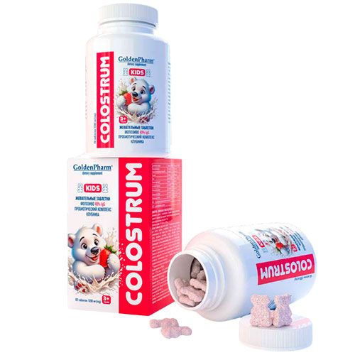 Children’s Colostrum  Immune Support Chewable Tablets